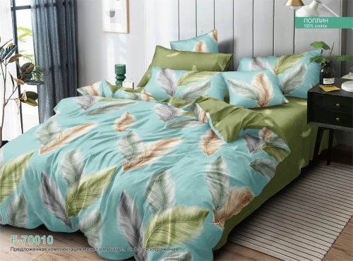 КПБ Поплин на резинке Арт. F-70010